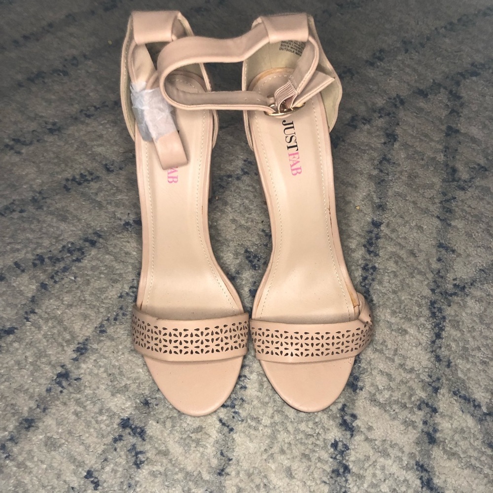 Nude heels. Just Fab. Brand new